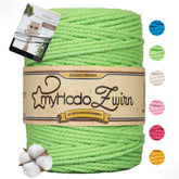 Baumwollgarn Premium Makramee Garn von myHodo - OEKO-TEX Baumwolle - versch. Farben